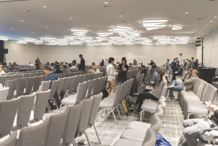 Delegates seated in the World Congress plenary hall